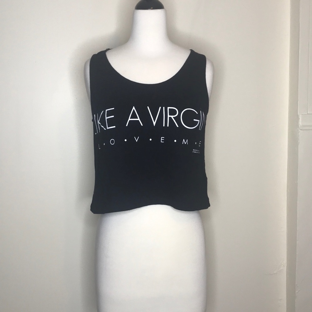 Sony Like A Virgin crop top lace back